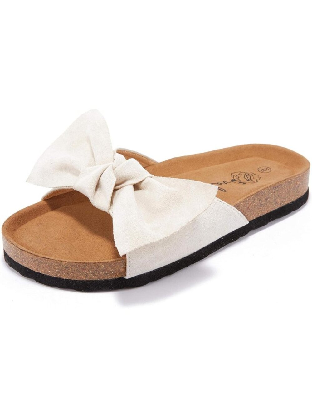 Women's Z-Beige Summer Flip Flops Ring Toe Strappy Slip On Gladiator Flat Sandal